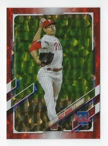 Actualización Topps 2021 #US171 Matt Moore lámina naranja paralelo #'d 119/299 ~ Phillies - Imagen 1 de 2