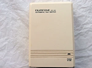 Vintage Duofone AFX-150 43-1240 Automatic Fax Switch w/ Adapter - Picture 1 of 11