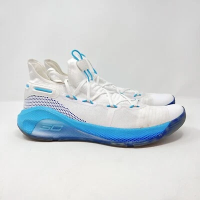 Under Armour Curry 6 Christmas in the Town 3022386-100 Snowflake Shoes Sz 16 - Image 1 of 4