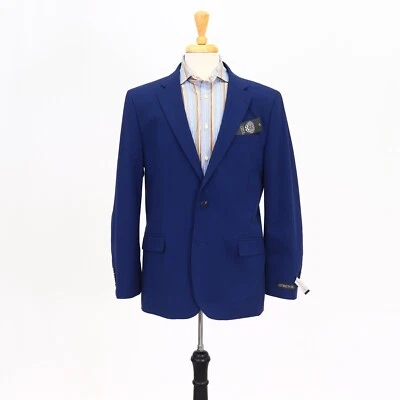 Abrigo Blazer Chaqueta Vince Camuto 44R XL Azul Deportivo Sólido 2B Poliéster Foto 1 de 4