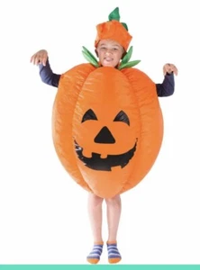 Fancy Dress Kids One Size Inflatable Pumpkin New - Picture 1 of 7