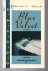 Blue Velvet ~ Blue Moon 1990 1St 082 Anonymous Erotica Pulp Sleaze Victorian Era