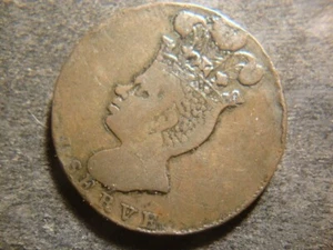 Barbados 1788 Ananas Kupfer Penny Token schön aussehender Flan - Bild 1 von 2