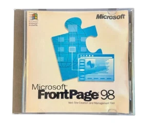 Microsoft FrontPage 98 Full Version Install Permanent License with CD Key - Picture 1 of 1