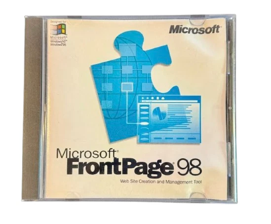 Microsoft FrontPage 98 Full Version Install Permanent License with CD Key - Image 1 of 1