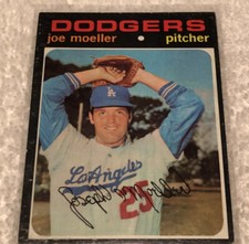 1971 Topps #288 Joe Moeller  Los Angeles Dodgers Pitcher