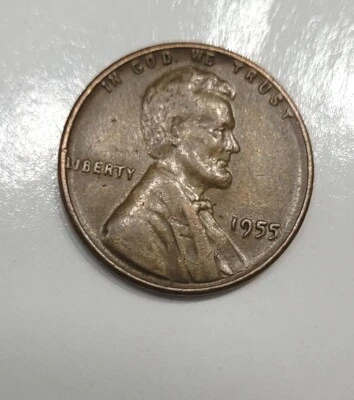 1955 Lincoln Wheat Penny Double Die Obverse(Double Date)-Double Struck Reverse.  - Image 1 of 4