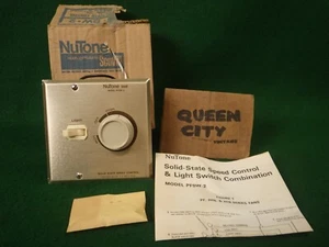 NOS Nutone PFSW-2 Control for Lighted Ventilation Fans Switch -For Parts/Defect - Picture 1 of 12