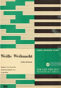 Irving Berlin WHITE CHRISTMAS published in GDR and promoted in USSR - Picture 1 of 3