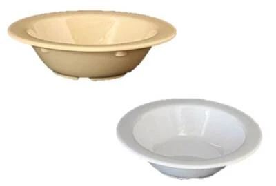 Vintage Melamine Monkey Bowl Fruit Salad Serving Bowls 4-3/4" Tan White Melmac - Image 1 of 4