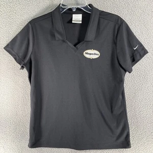 Haagen Dazs Ice Cream Shirt Damen Large Schwarz Nike Golf Dri Fit Kurzarm - Bild 1 von 13