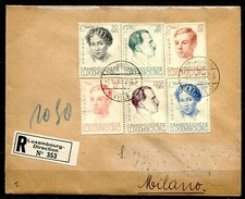 G46-28 LUSSEMBURGO 1939 20° Anniversario di regno della Granduchessa Carlotta, A