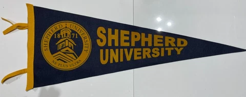 SHEPHERD UNIVERSITY  COLLEGIATE PACIFIC VINTAGE WOOL PENNANT NEW/MINT Cover
