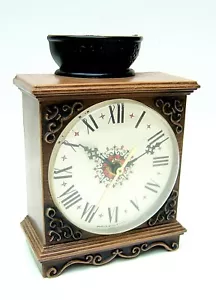 RELOJ ELÉCTRICO DE COLECCIÓN ESTANTE MOLINILLO DE CAFÉ EN FORMA DE CABLE/A HECHO EN EE. UU. - Imagen 1 de 5