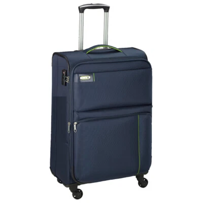 Bordgepäck Trolley klein 55 cm Leichte Stoff Rollen Koffer 35 Li Blau Bowatex - Bild 1 von 4