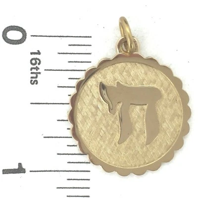 Charm LAMODE Oro Electroplaca Chai Buena Suerte Disco Tradicional Foto 1 de 3