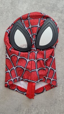 Maschera nera di Amazing Spiderman, maschera da cosplay di Amazing Spiderman 2 con visiera e lenti, maschera indossabile - Italia