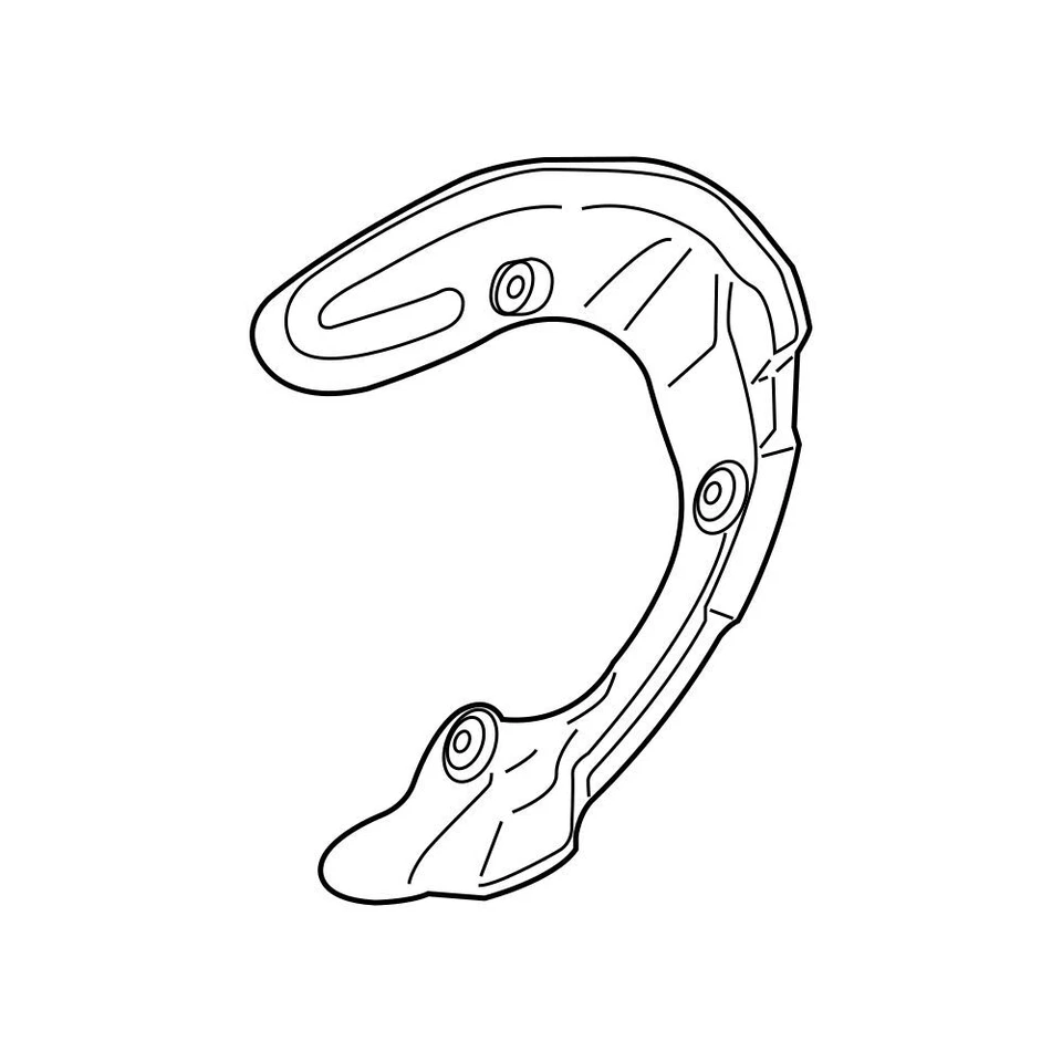 Genuine OEM Front Passenger Right Brake Dust Shield For BMW 228i xDrive GC - Image 1 of 1