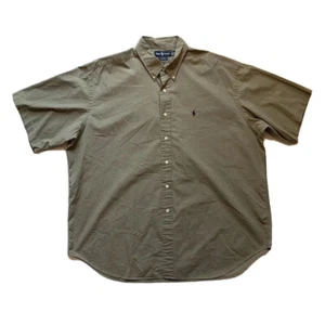 NEW Vintage Ralph Lauren Shirt Mens 2XL XXL Green Blake Button Down Classic - Picture 1 of 12