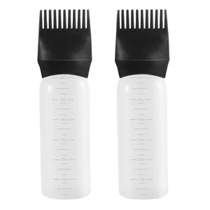 2 Pack Root Comb Applicator Bottle 6 Ounce, Oil Applicator for Hair Dye, Hair Oi - Picture 1 of 12