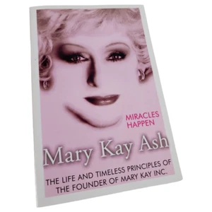 Mary Kay Ash Cosmetics Book Miracles Happen Autobiography Direct Sales 1st Edt - Picture 1 of 10