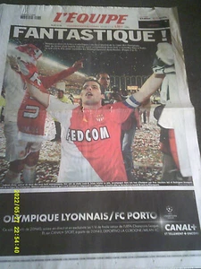 2004 8 JOURNAUX L EQUIPE MONACO COUPE D EUROPE FINALE PORTO REAL CHELSEA - Imagen 1 de 24