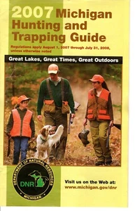 Michigan DNR 2007 guía de caza reglas de digestión licencia de cazador - parche Mi-ciervo - Imagen 1 de 1