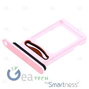 Carrito COMPATIBLE Para Apple iPhone 15 / Plus Slot DUAL SIM TRAY Rosa - Zdjęcie 1 z 2