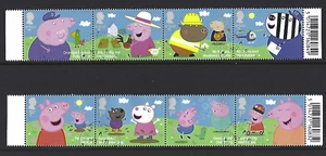 GRAN BRETAÑA 2024 PEPPA PIG JUEGO DE 8 FINOS USADOS - Imagen 1 de 1