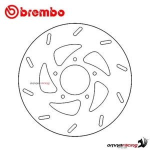 Brembo Serie Oro front fixed brake disc for Derbi Variant 125 Sport 2012> - Picture 1 of 10