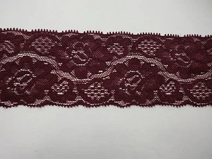 1 MT PIZZO ELASTICO NASTRO ELASTICIZZATO COLORATO BORDURA BORDO PASSAMANERIA - Picture 1 of 1