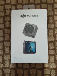 SEALED - DJI Action 2 Grey Dual-Screen Combo 4K Touchscreen Waterproof Camera - Picture 1 of 6