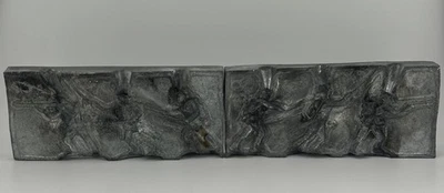 Vintage lead/pewter home casting #6093 mold 3 civil war soldiers (C6) - Image 1 of 4