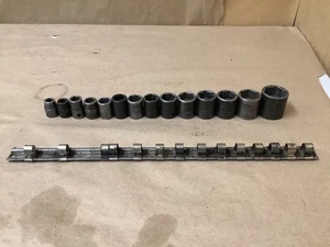 SNAP-ON 14PC SOCKET SET 8MM-24MM 3/8" DRIVE (G29003484) - Picture 1 of 8