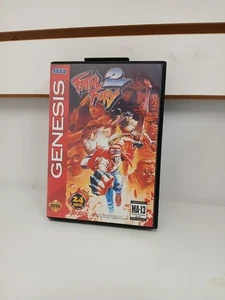Fatal Fury 2 Sega Genesis Takara SOLO custodia e cartuccia gioco [senza manuale] - Foto 1 di 4