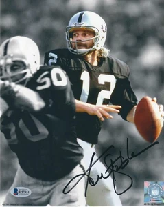 Foto firmada por Ken Stabler Oakland Raiders 8x10 Beckett - Imagen 1 de 1