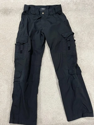 Calça Tática Masculina 5.11 34x34 Preta Ripstop Utilitário Roupa de Trabalho Militar Carga - Imagem 1 de 4