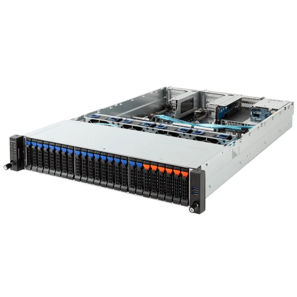 Gigabyte Barebone R281-Z91 rev. B00 2U Dual Sockel SP3 6NR281Z91MR-00 - Image 1 of 1