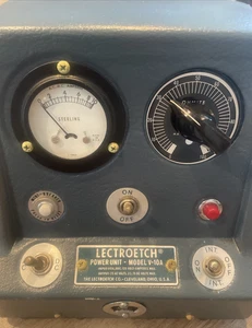 Vtg Lectroetch V10A Electrochemical Metal Engraving Machine Power Unit 125 Volt - Picture 1 of 20