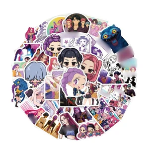55 Pezzi Adesivi Kpop Cacciatori di Demoni Huntrix Saja Ragazzi Merch Regali per Bambino Ragazza Ragazzo - Foto 1 di 12