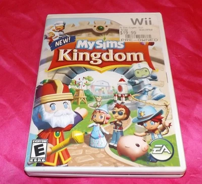 🎮  NINTENDO Wii MY SIMS KINGDOM VIDEO GAME & MANUAL COMPLETE MYSIMS - Image 1 of 3