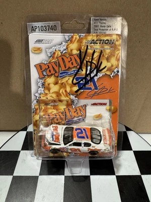 RARO* Autografiado Kevin Harvick #21 PayDay 2004 1/64 Nascar Diecast Foto 1 de 4
