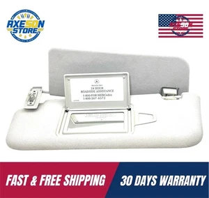 2003-08 Mercedes-Benz EClass Driver Sun Visor Light Gray W211 E320 E350 E500 - Picture 1 of 8