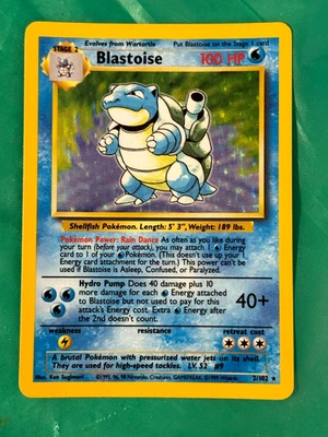 Blastoise 2/130 Holo Rare HP - Base Set 2 - Pokemon Card - Image 1 of 3