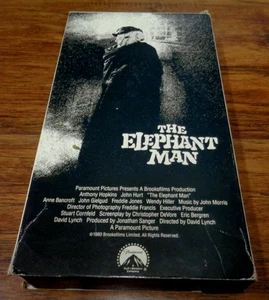 THE ELEPHANT MAN (1980) VHS PARAMOUNT 1ST DAVID LYNCH VGC TESTED - Picture 1 of 6