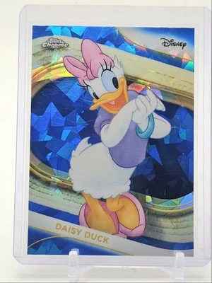 DAISY DUCK 2025 TOPPS CHROME DISNEY SAPPHIRE REFRACTOR B Q4925 - Image 1 of 2