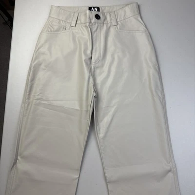 Alp-N-Rock ANR+ Leather Pants Women's Size M Claren Silvergrey Zip $298 - Image 1 of 4