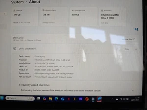 HP Envy 14" x360 Laptop - Intel® Core™ Ultra 5, 16GB, 512GB Touchscreen A+++ - Picture 1 of 13