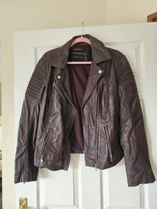 Purple Lamb Napper Biker Jacket,3xl - Picture 1 of 2