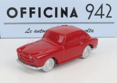 MODELLINO AUTO STATICO OFFICINA 942 MORETTI 750 ALGER-LE CAP 1954 ROSSO 1/76 - Immagine 1 di 4
